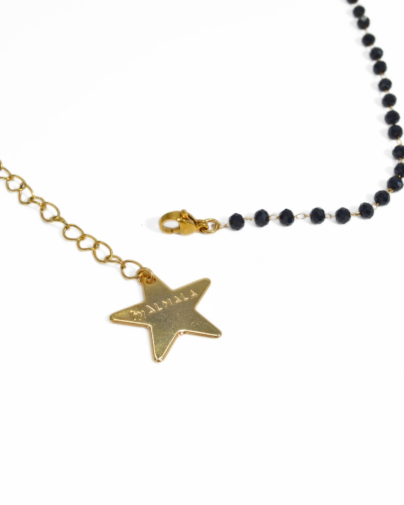 COLLANA ROSARIO CORNO| ROSSO