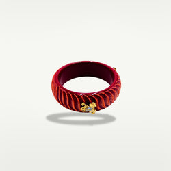 BRACCIALE ACETATE FROG | MATTONE SCURO