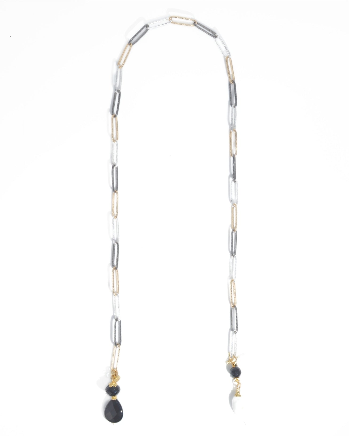 COLLANA SCIARPA B/W | BIANCO