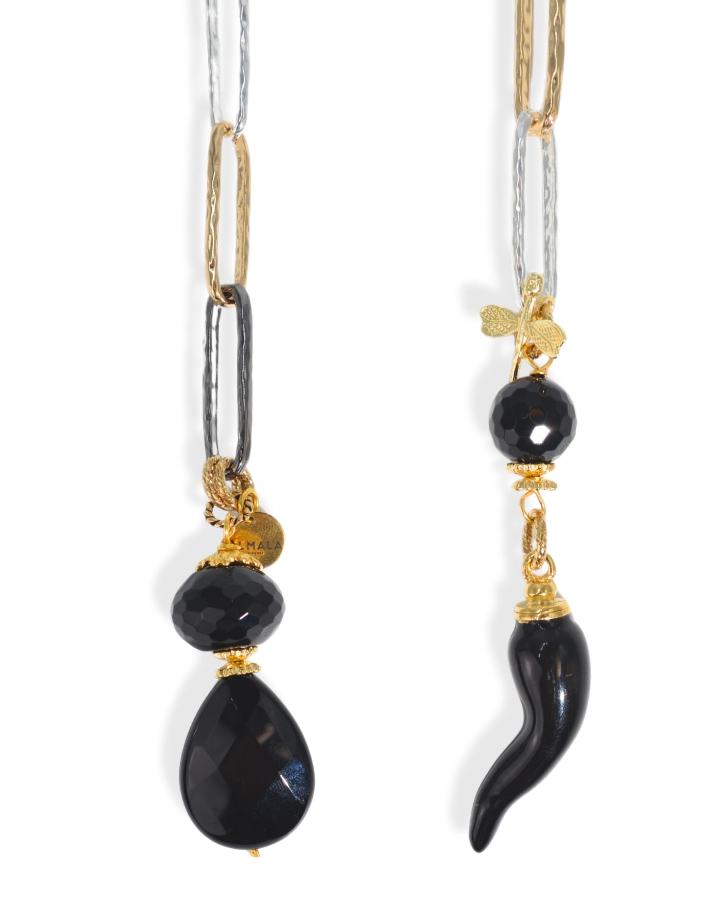 COLLANA SCIARPA B/W | NERO