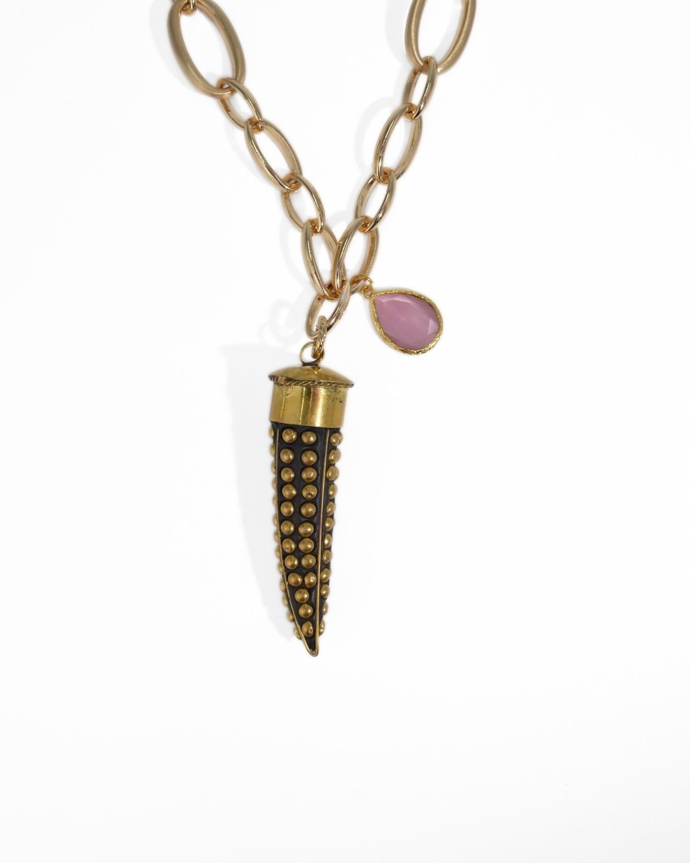 COLLANA CORNO | ROSA