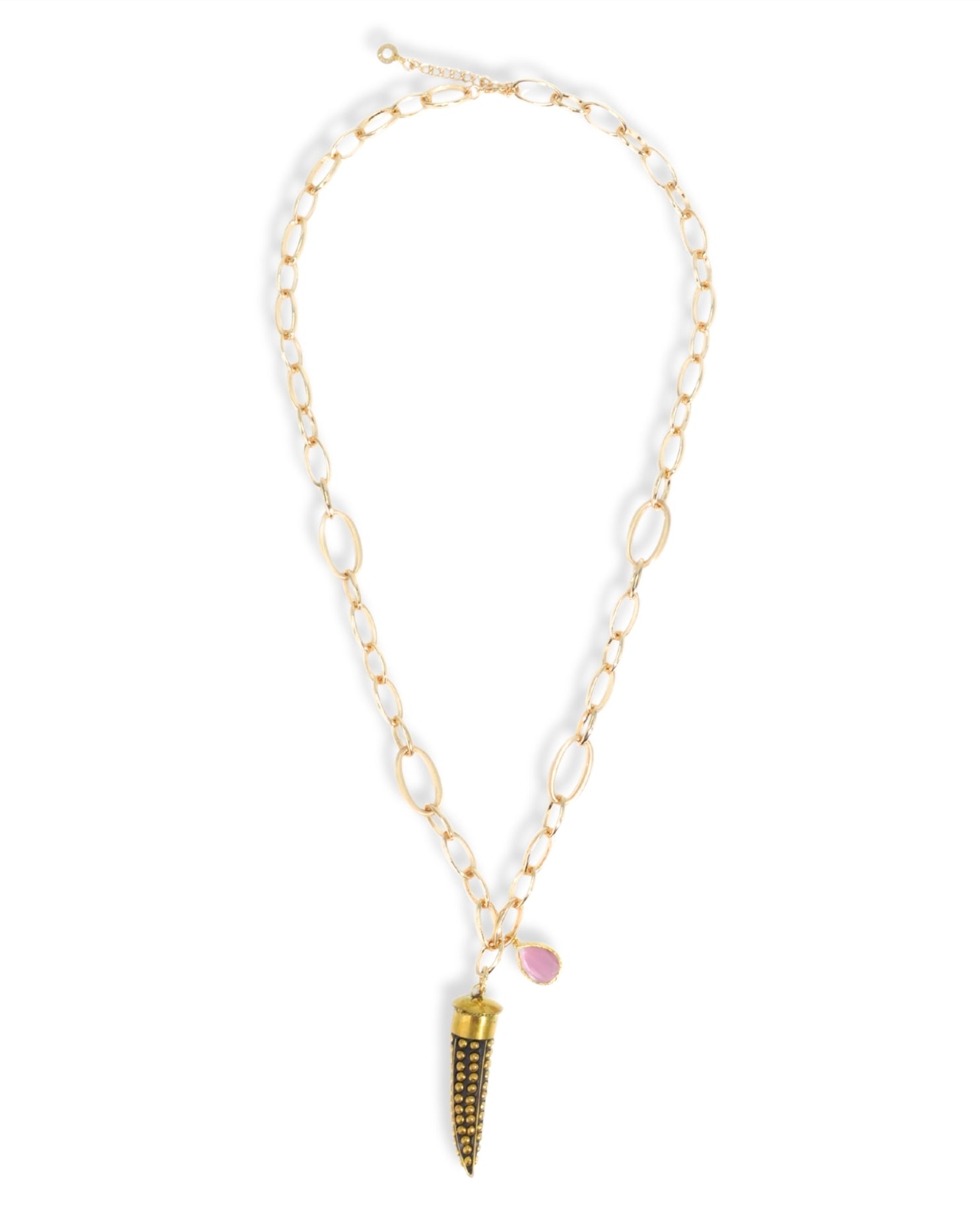 COLLANA CORNO | ROSA