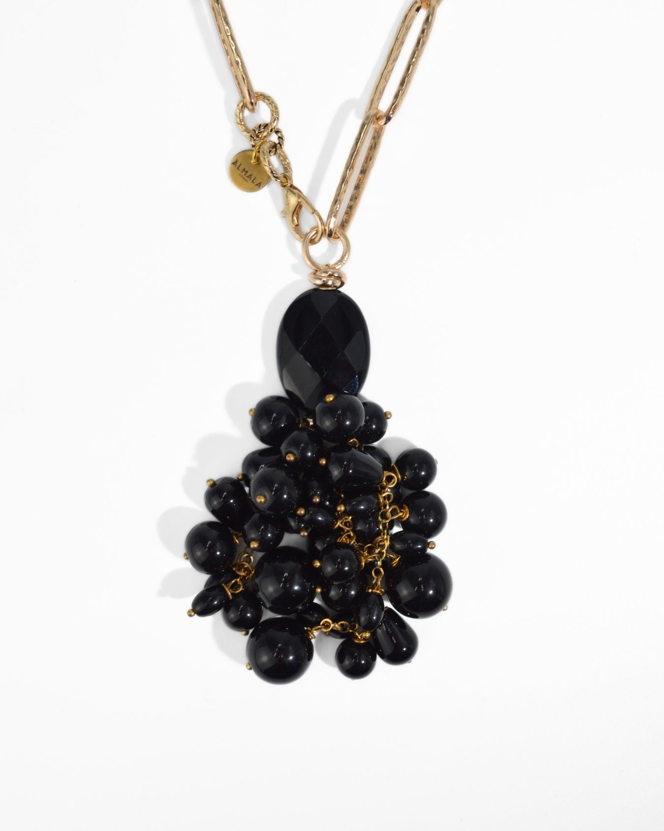 COLLANA GRAPPOLO STONE | NERO