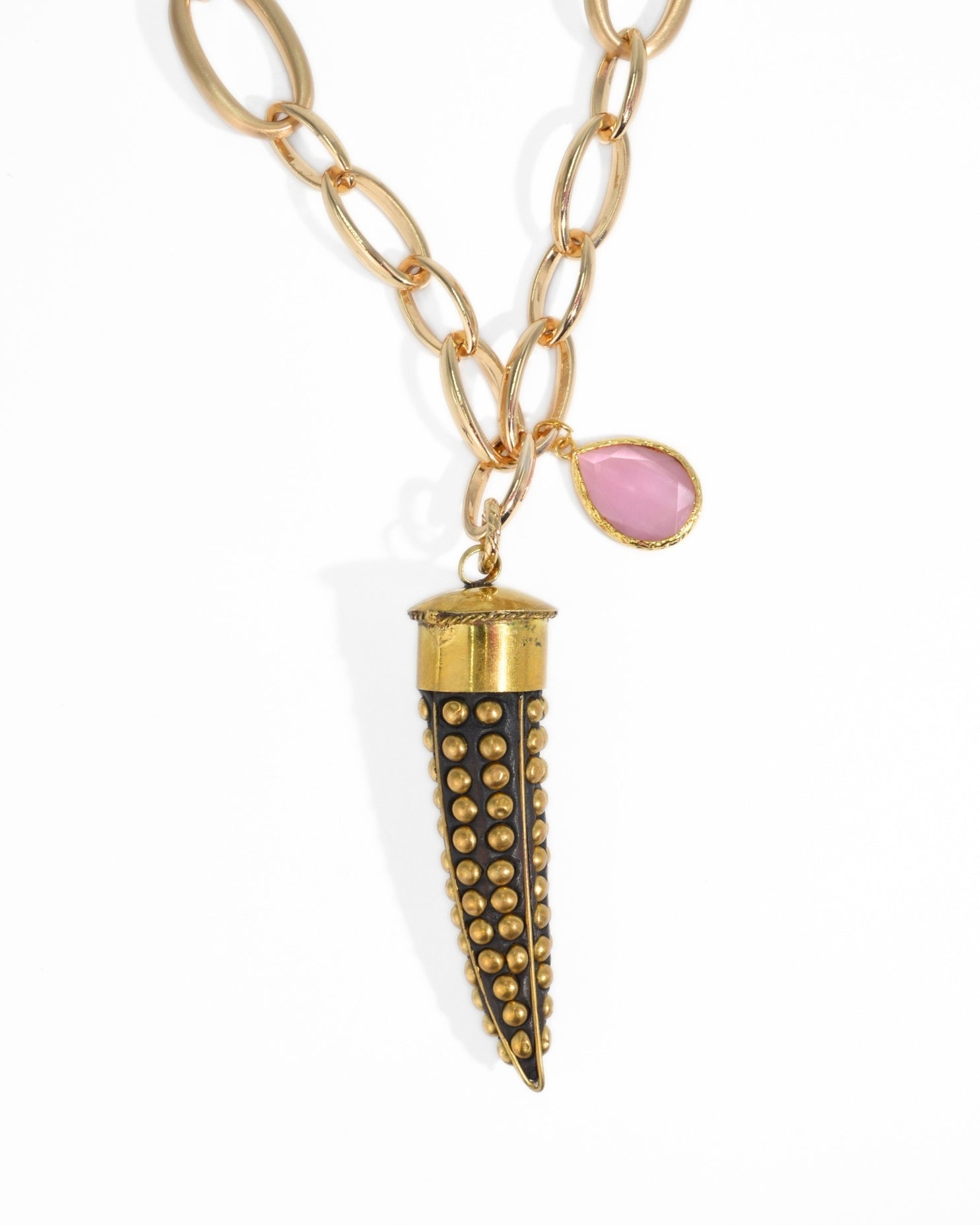 COLLANA CORNO | ROSA