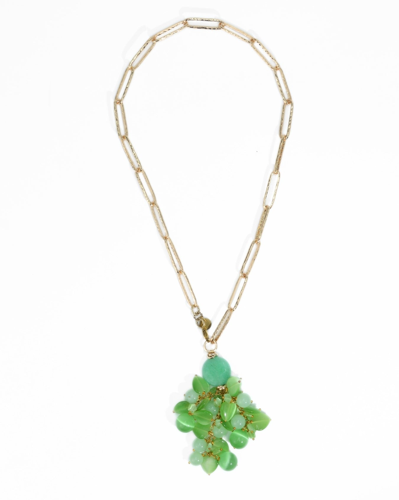COLLANA GRAPPOLO STONE | VERDE