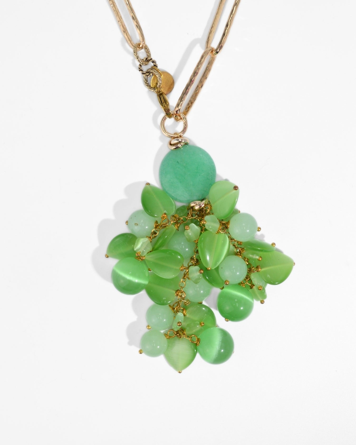 COLLANA GRAPPOLO STONE | VERDE