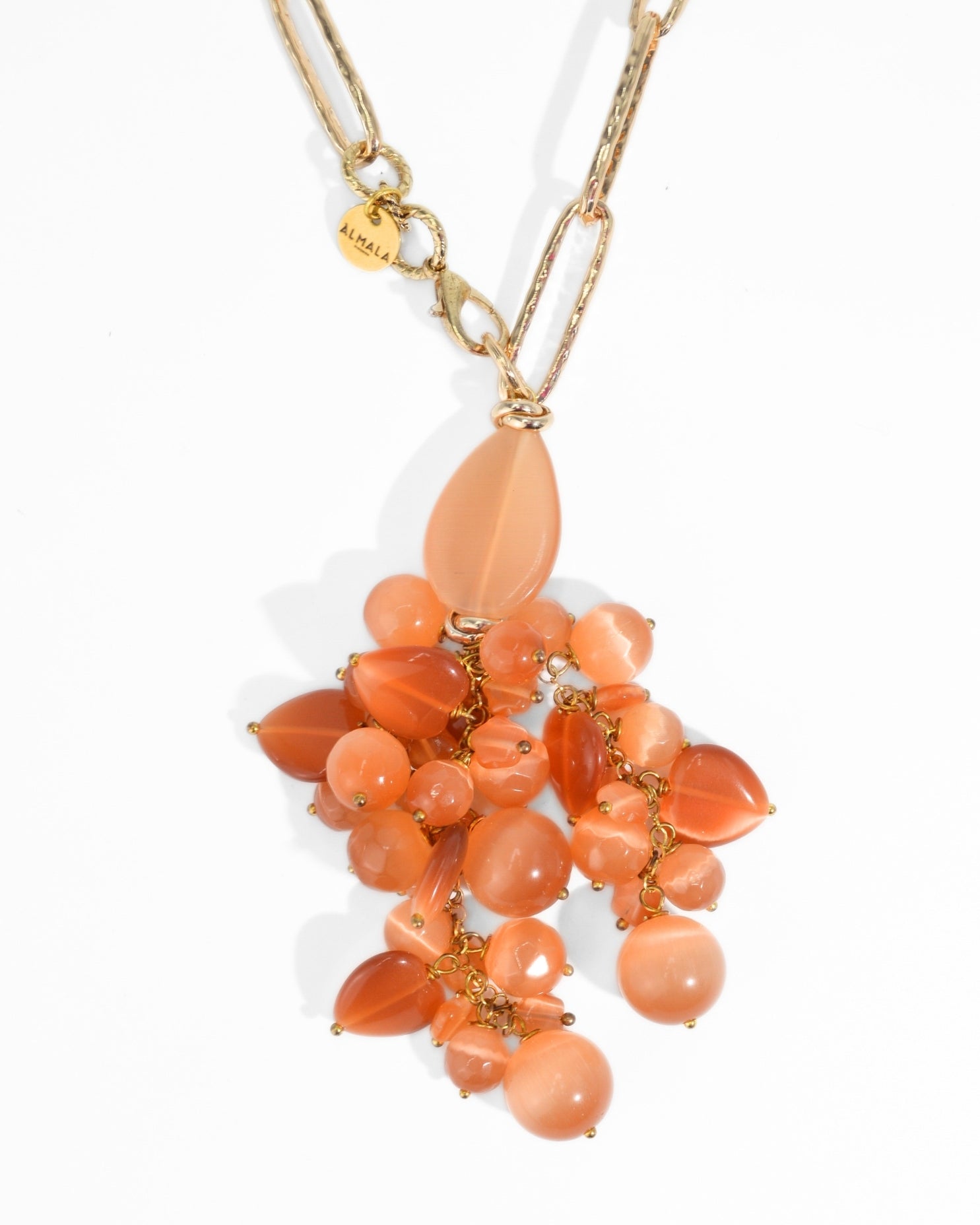 COLLANA GRAPPOLO STONE | NATURALE