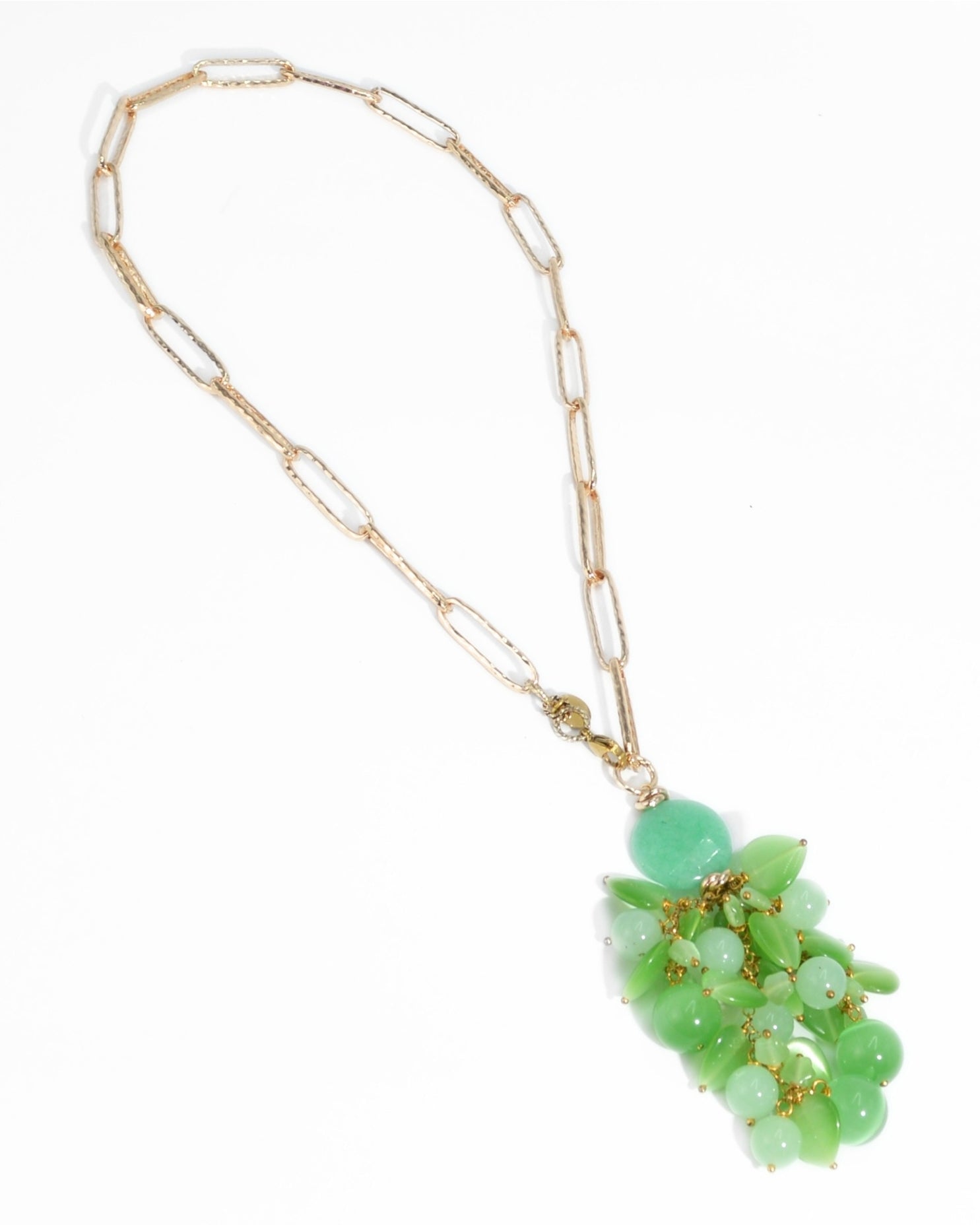 COLLANA GRAPPOLO STONE | VERDE