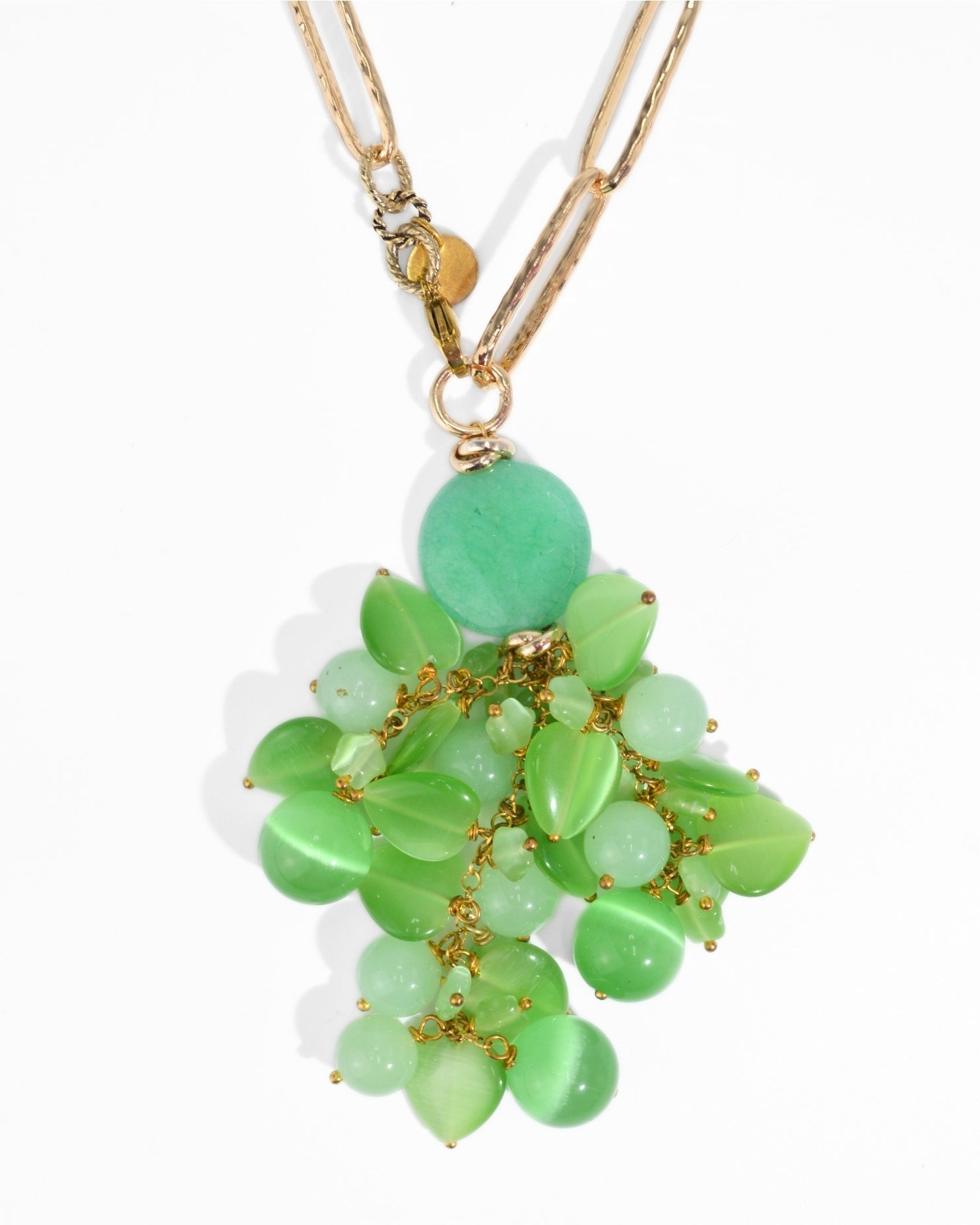 COLLANA GRAPPOLO STONE | VERDE