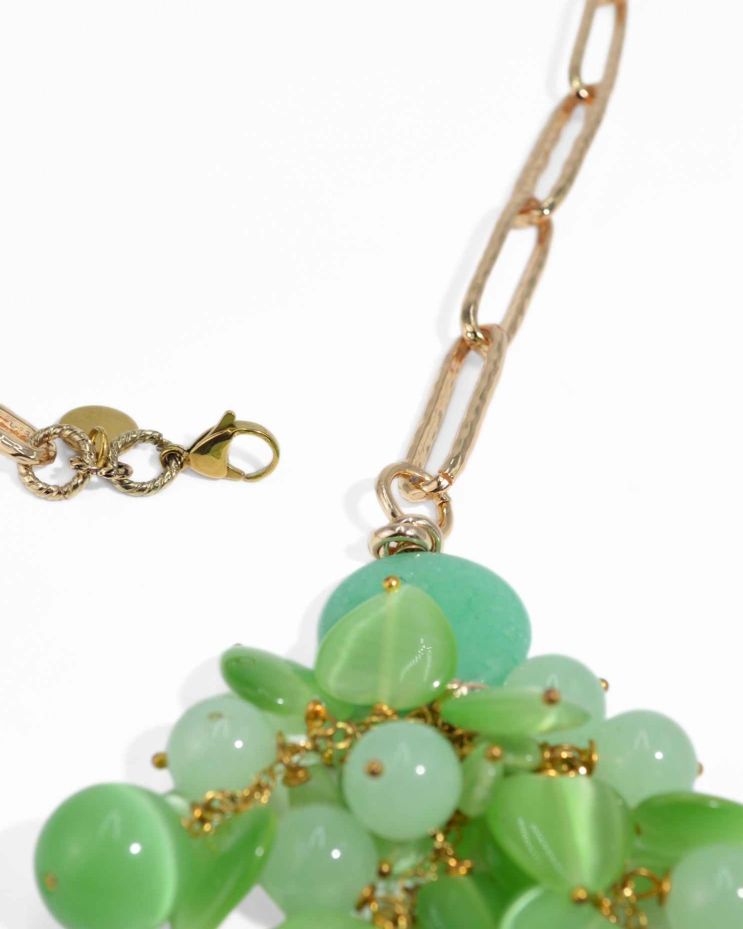 COLLANA GRAPPOLO STONE | VERDE