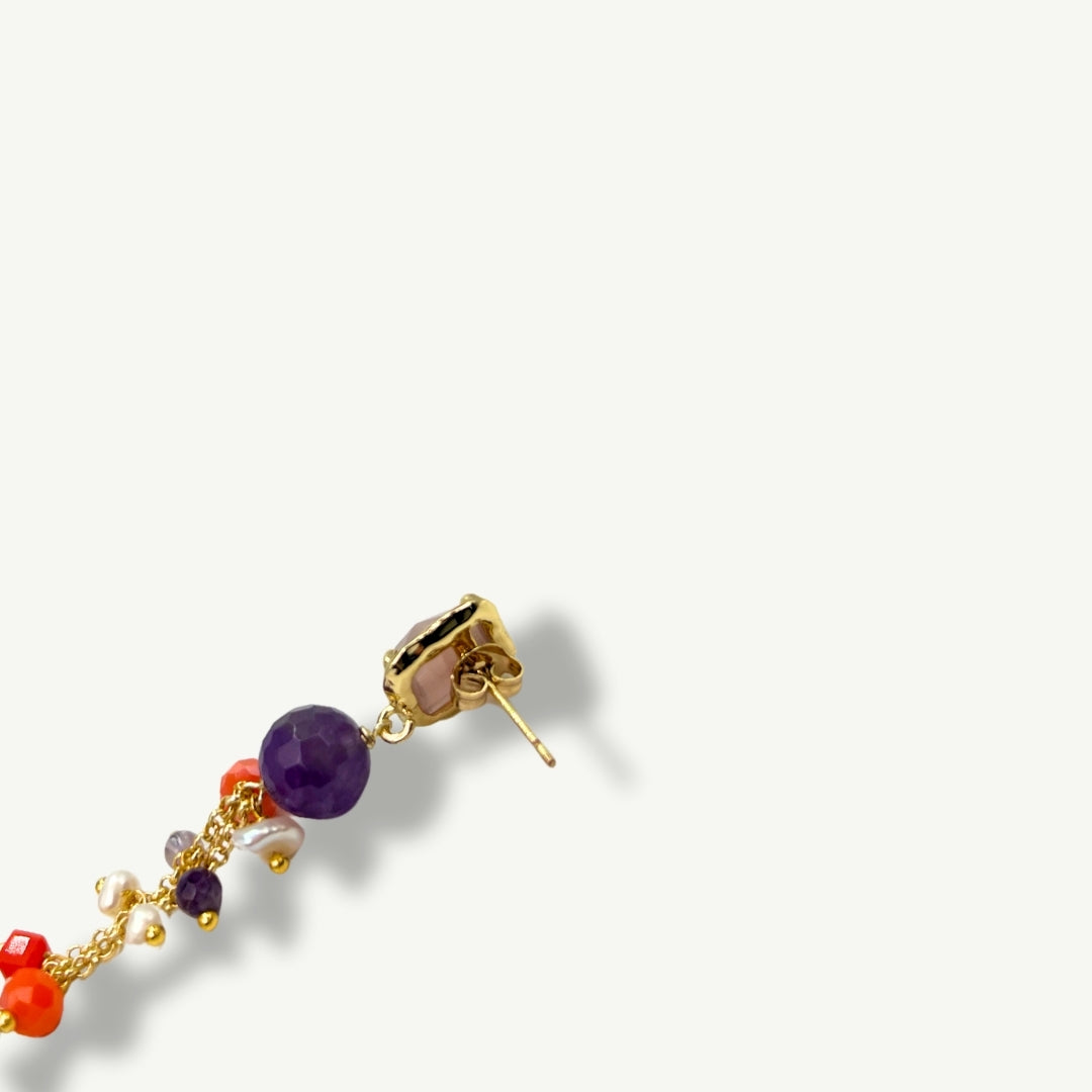 LONG MULTICOLOR EARRING