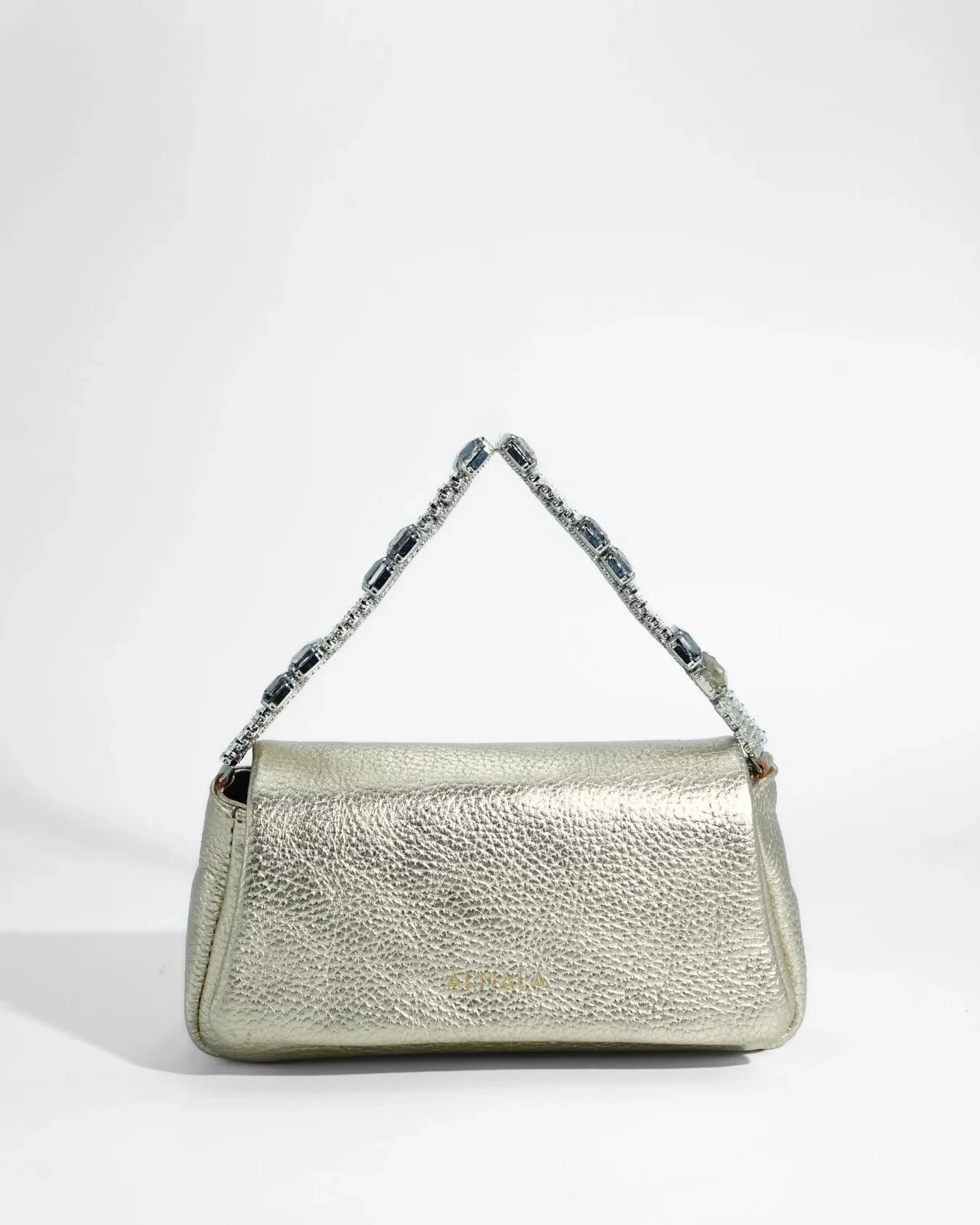 POCHETTE MIA LAMINATED | ORO