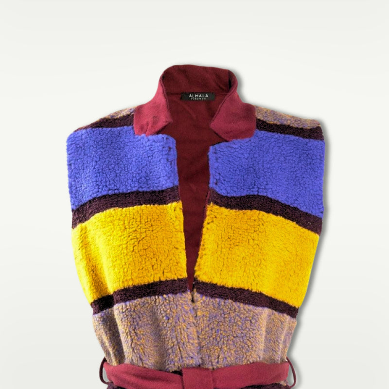 GILET KASHMIR | BORDEAUX