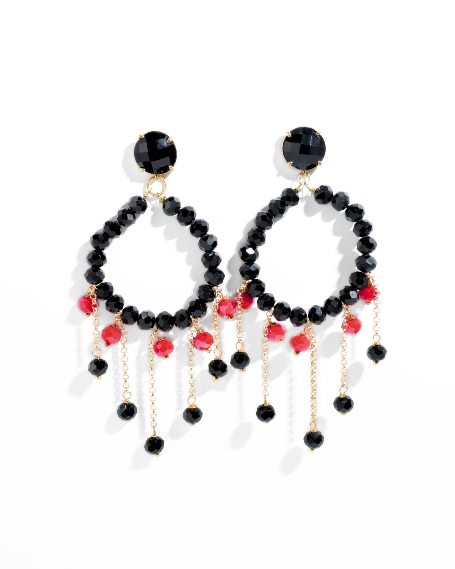 ORECCHINO SOGNO | NERO/ROSSO