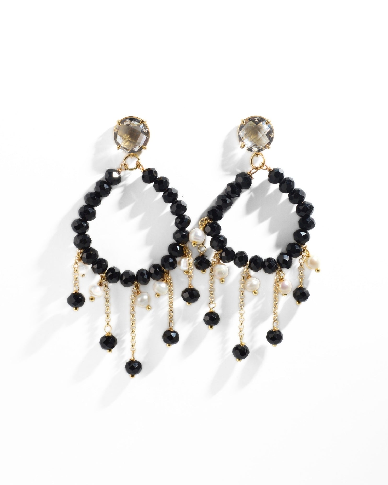 ORECCHINO SOGNO | NERO/PERLA