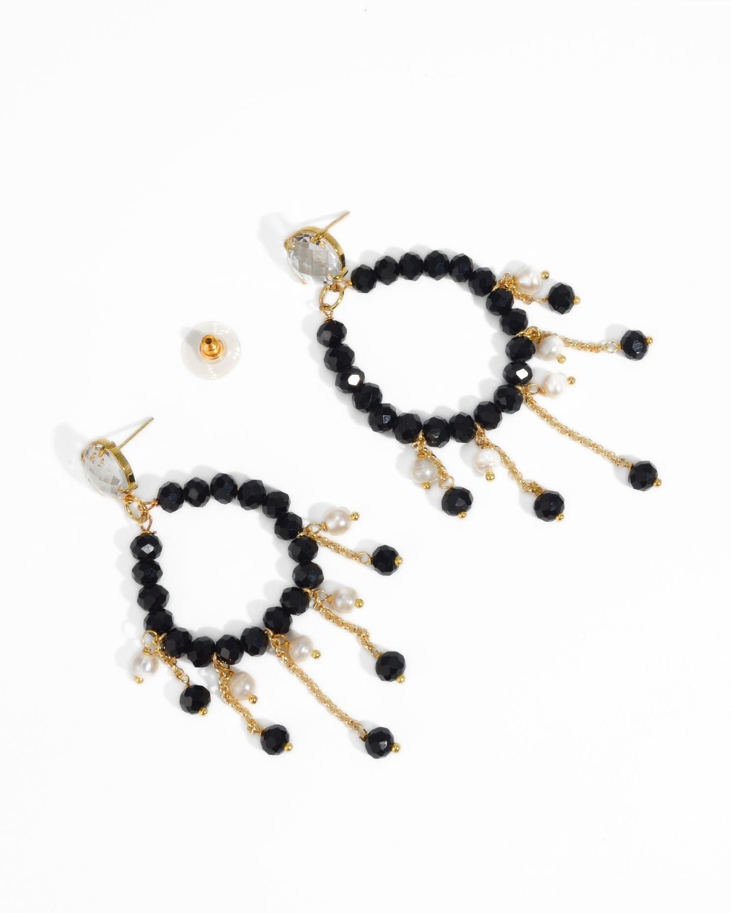 ORECCHINO SOGNO | NERO/PERLA