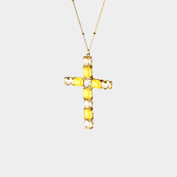 SACRED PROFANE CHOKER | YELLOW