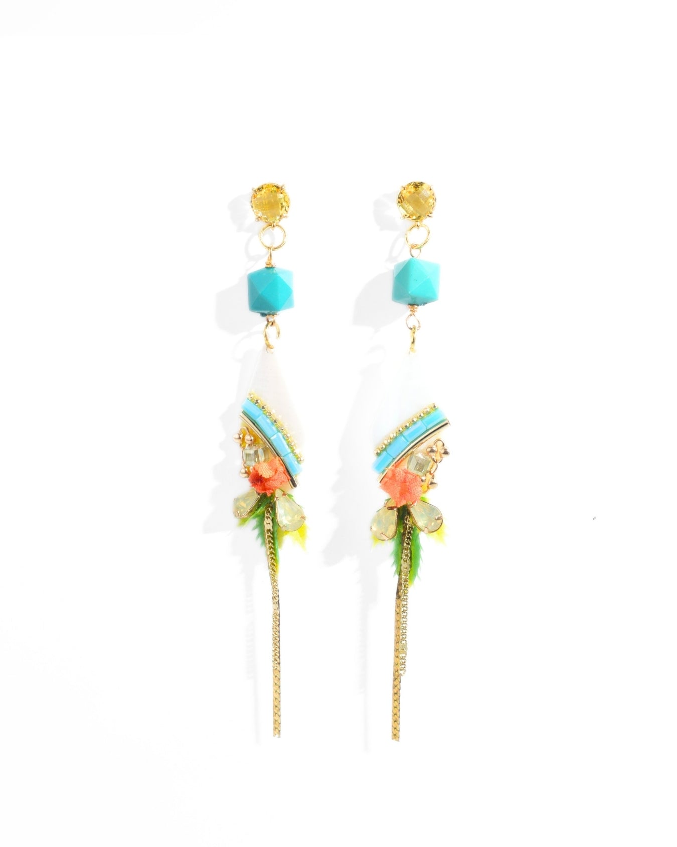 ORECCHINO HAWAII | GIALLO