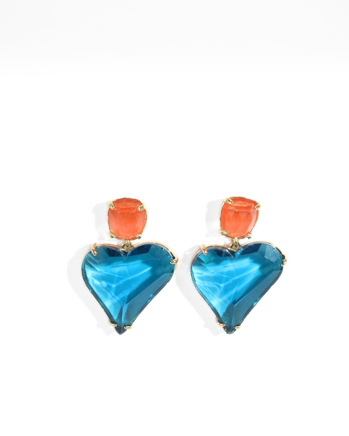 ORECCHINO CUORE | BLU (100% off)