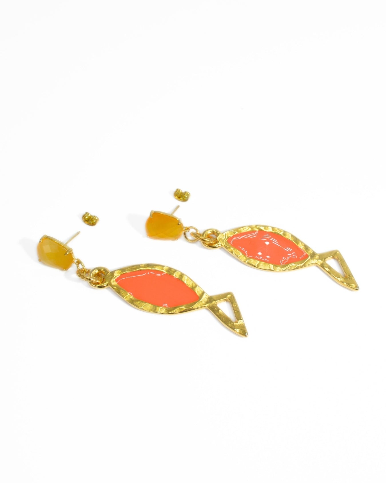 ORECCHINO COLOR FISH | ARANCIONE