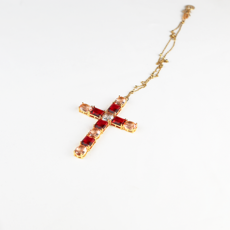 SACRED PROFANE CHOKER | RUBY