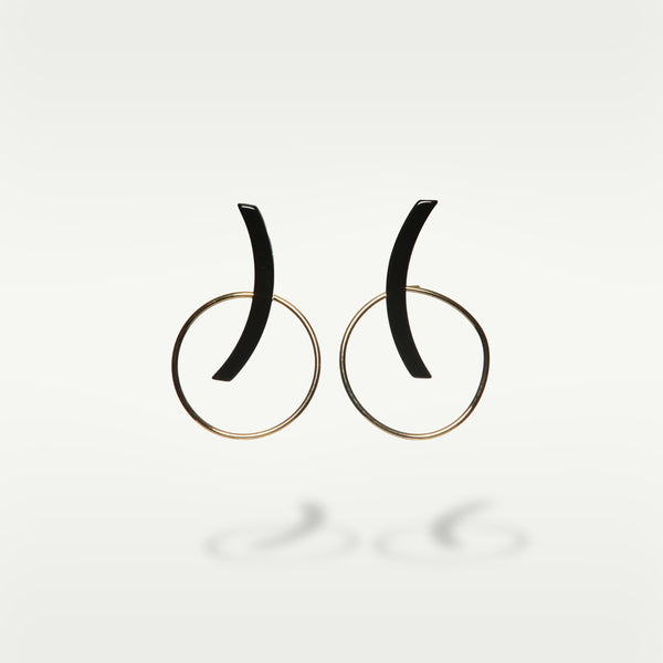 BLACK EARRING