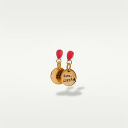 #SENTIMENT EARRING | FUCHSIA