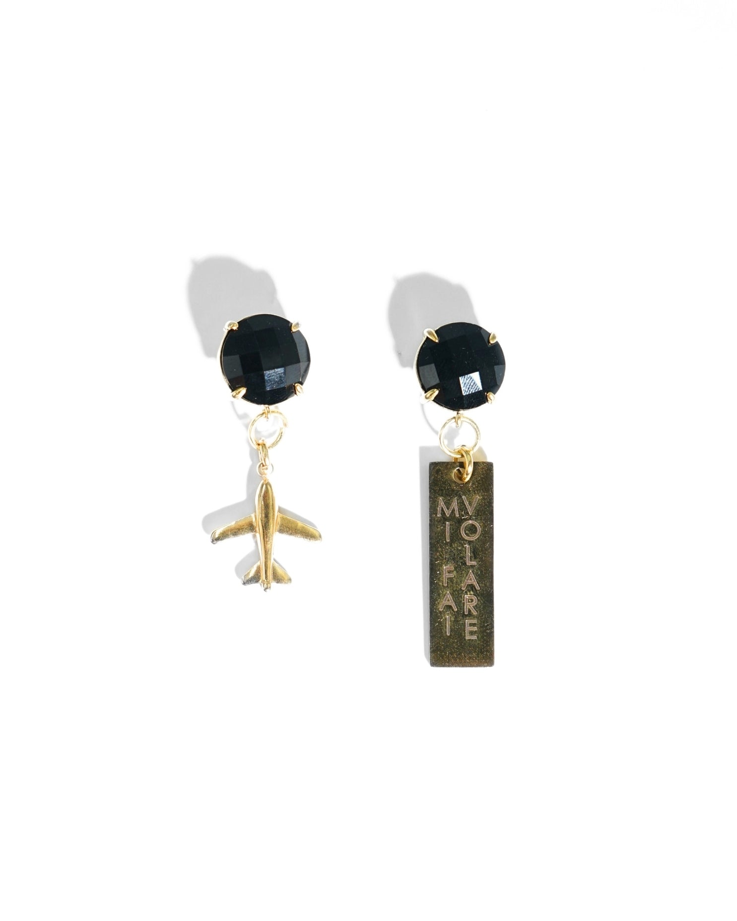 ORECCHINO CHARMS | NERO