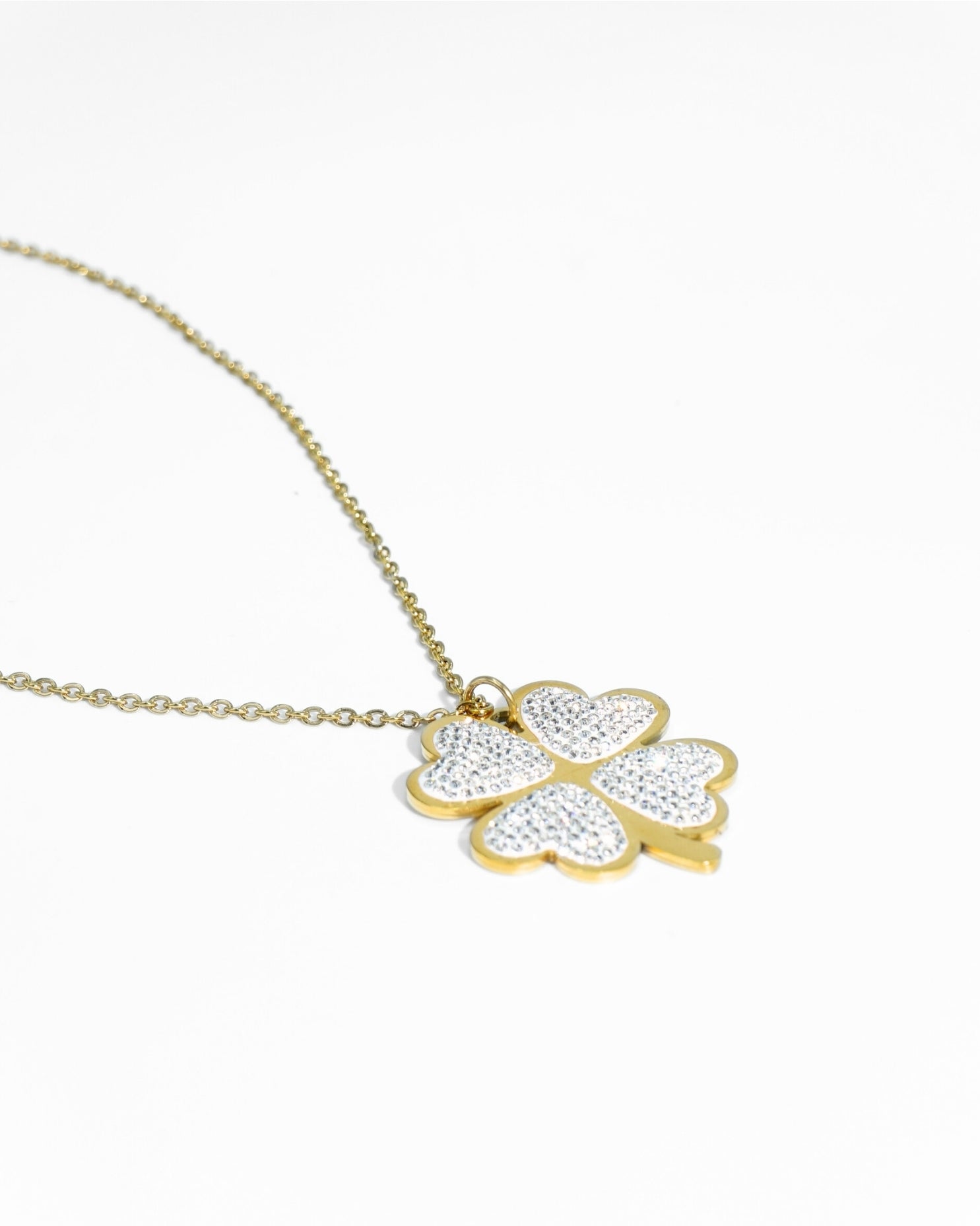 GIROCOLLO STRASS | QUADRIFOGLIO