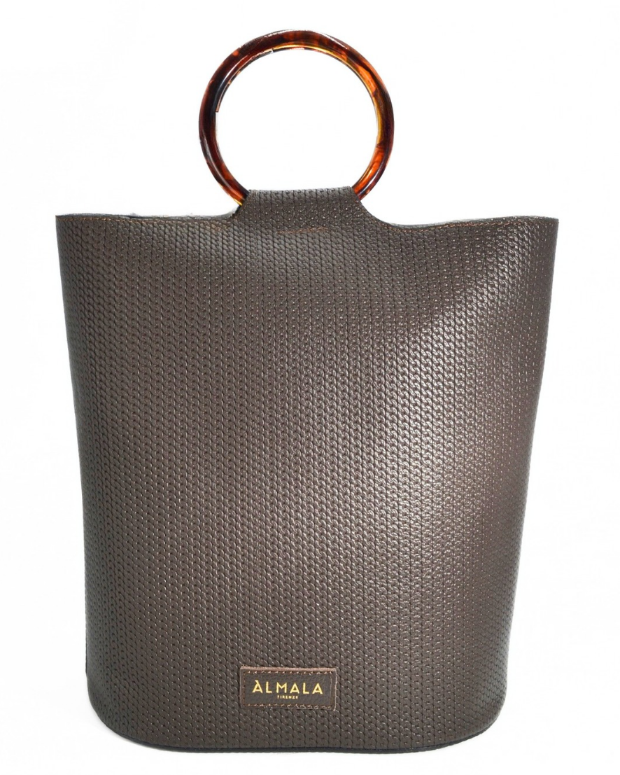 BUCKET ACETATE [BRAID] | CIOCCOLATO