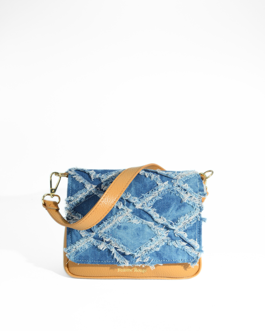 POCHETTE JEANS | COGNAC