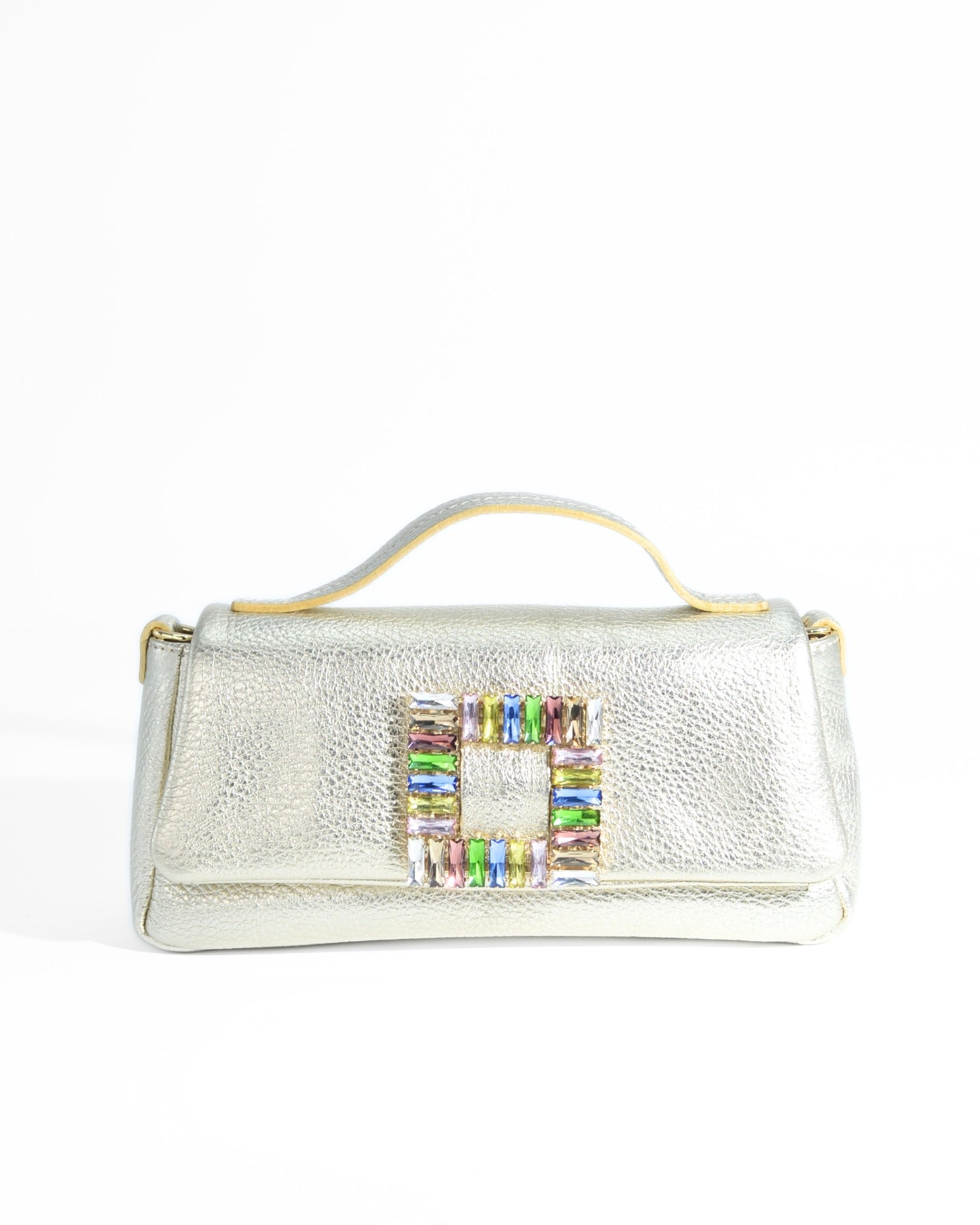 POCHETTE STRASS NIGHT | PLATINO