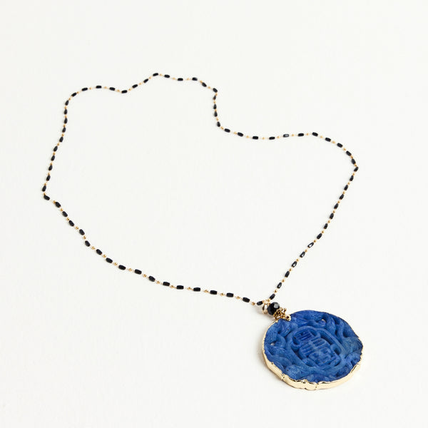 COLLANA GIADA | BLU