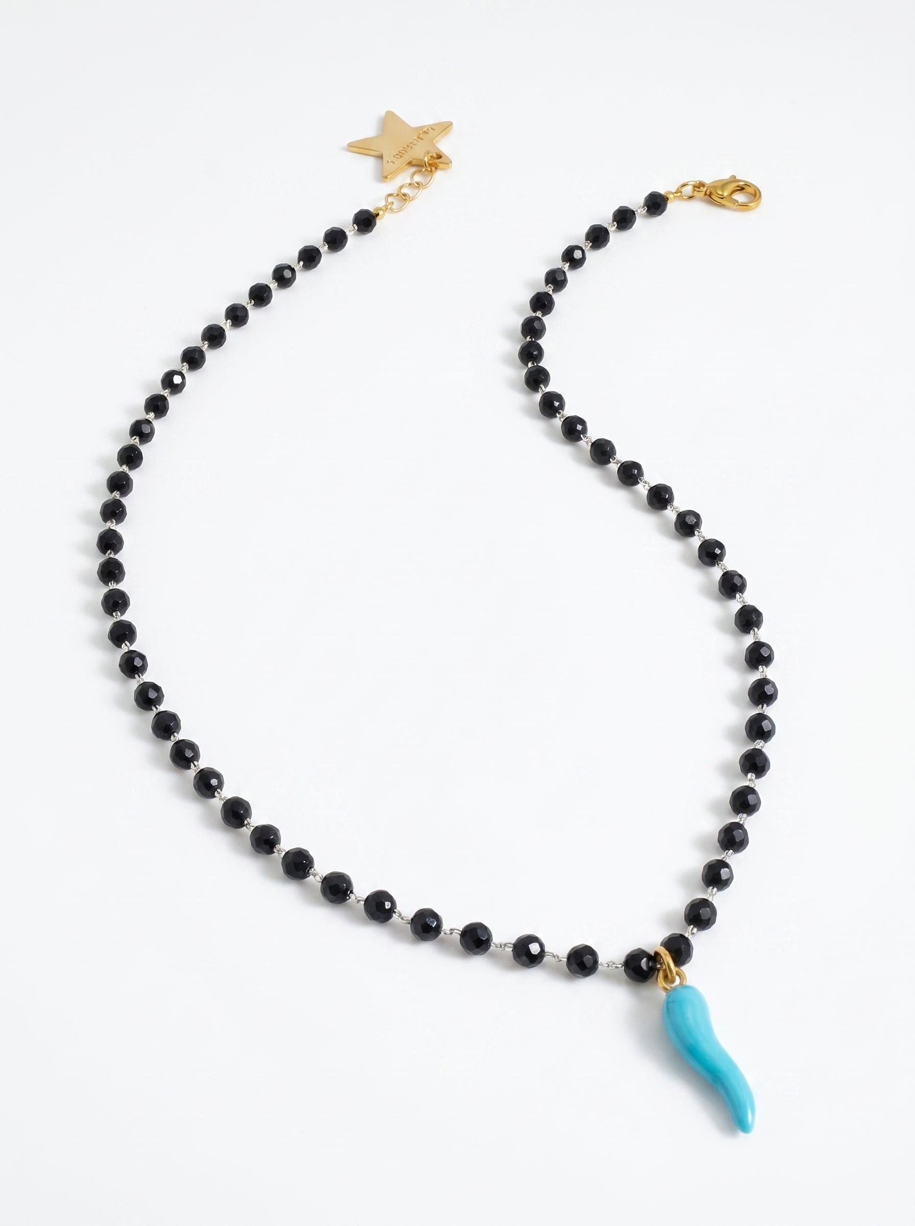 STONE ROSARY NECKLACE