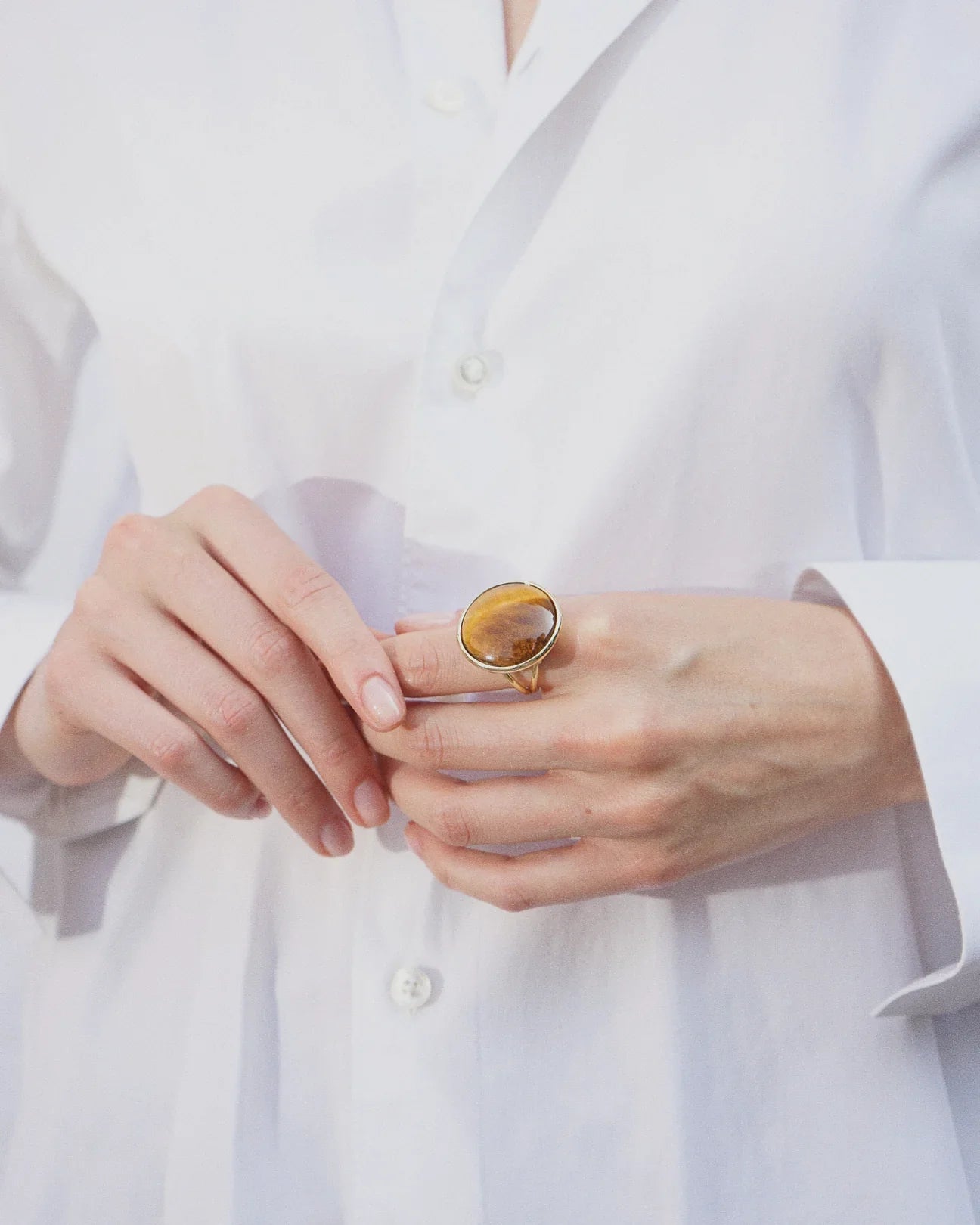 ANELLO CIRCLE | MARRONE