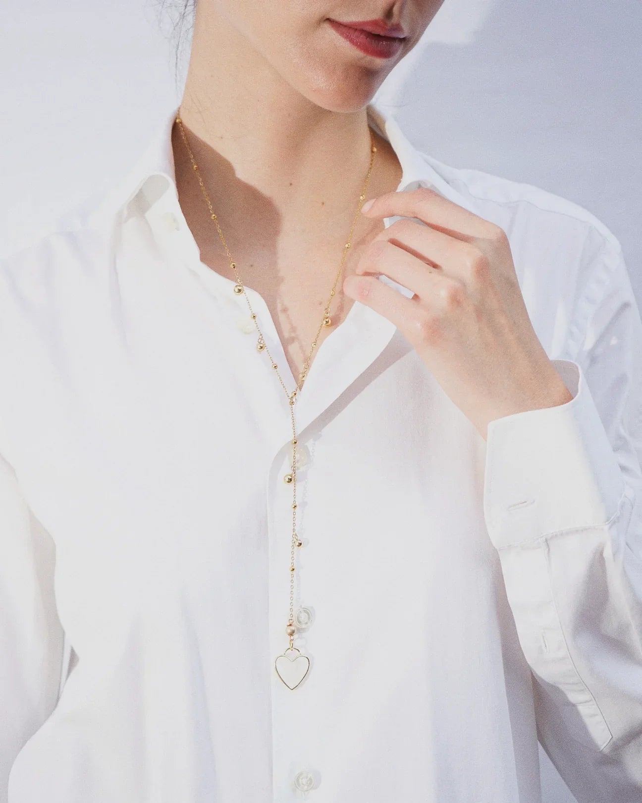COLLANA CUORE | BIANCO