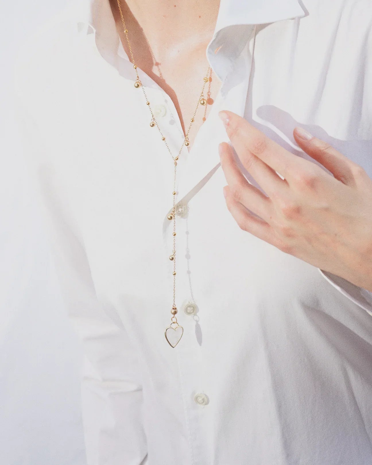 COLLANA CUORE | BIANCO