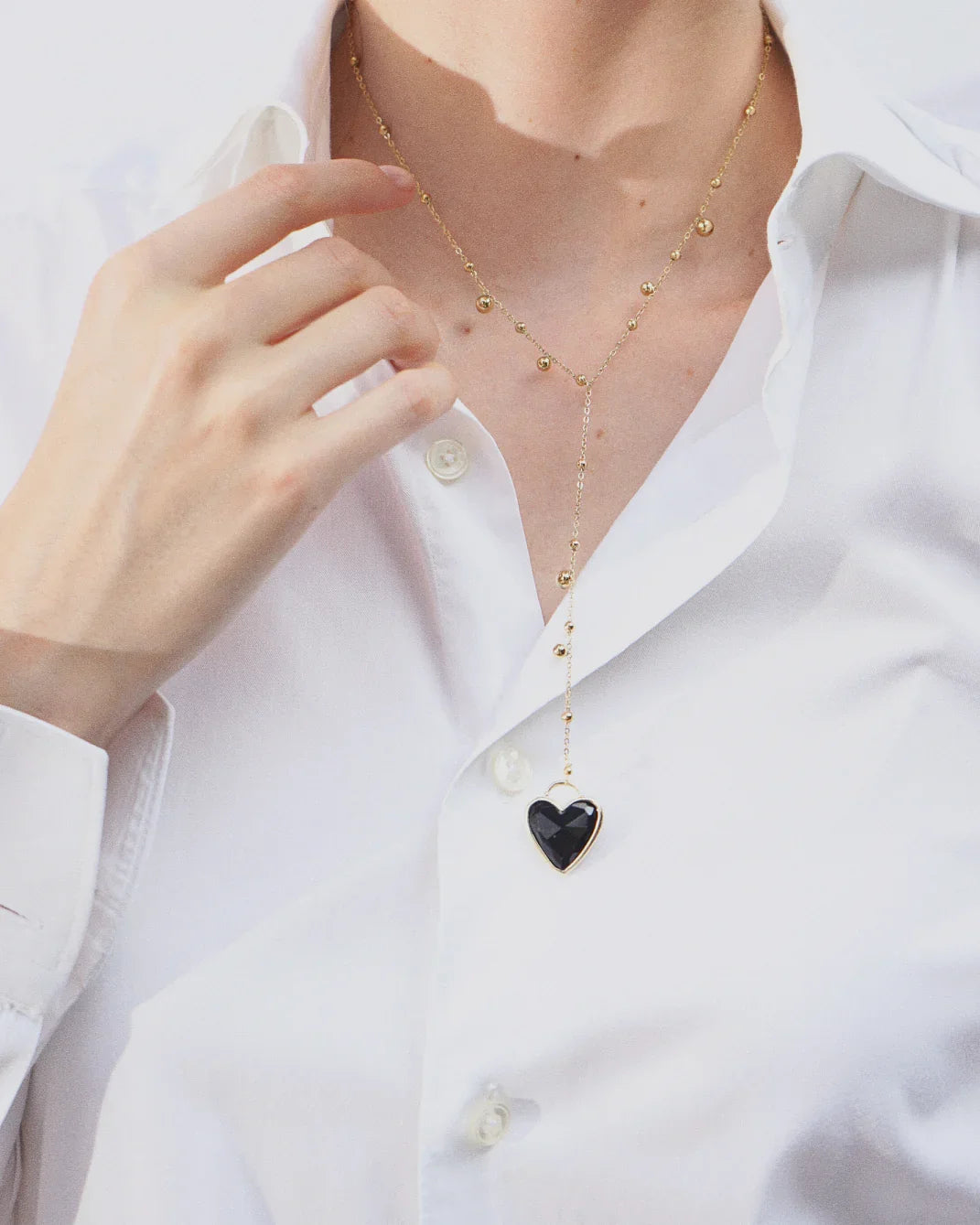 COLLANA CUORE | NERO