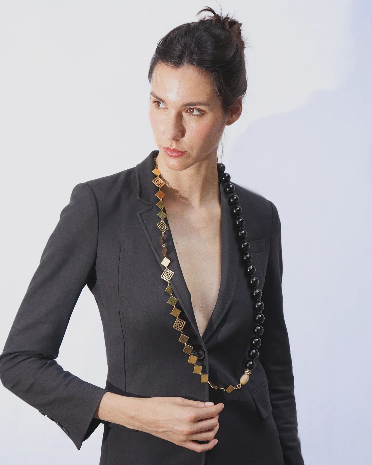 COLLANA BALLS | NERO