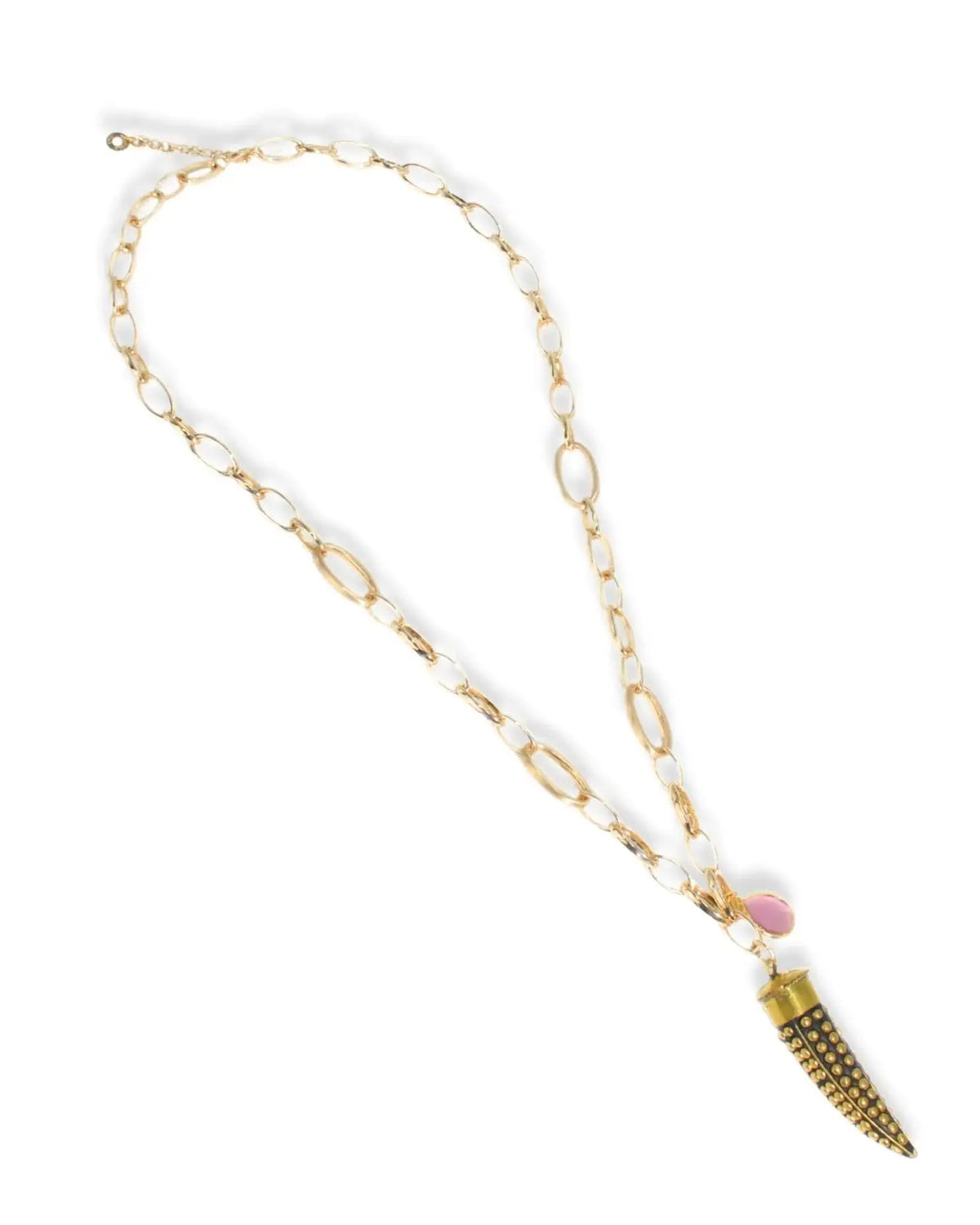 COLLANA CORNO | ROSA