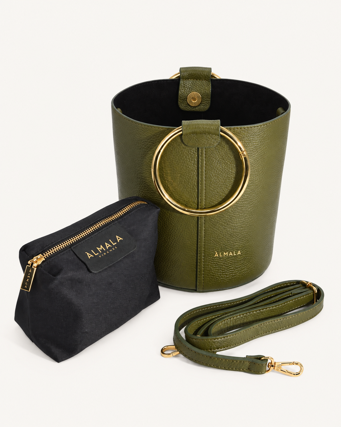 B.B. Mini Sac Winter verde, vista accessori