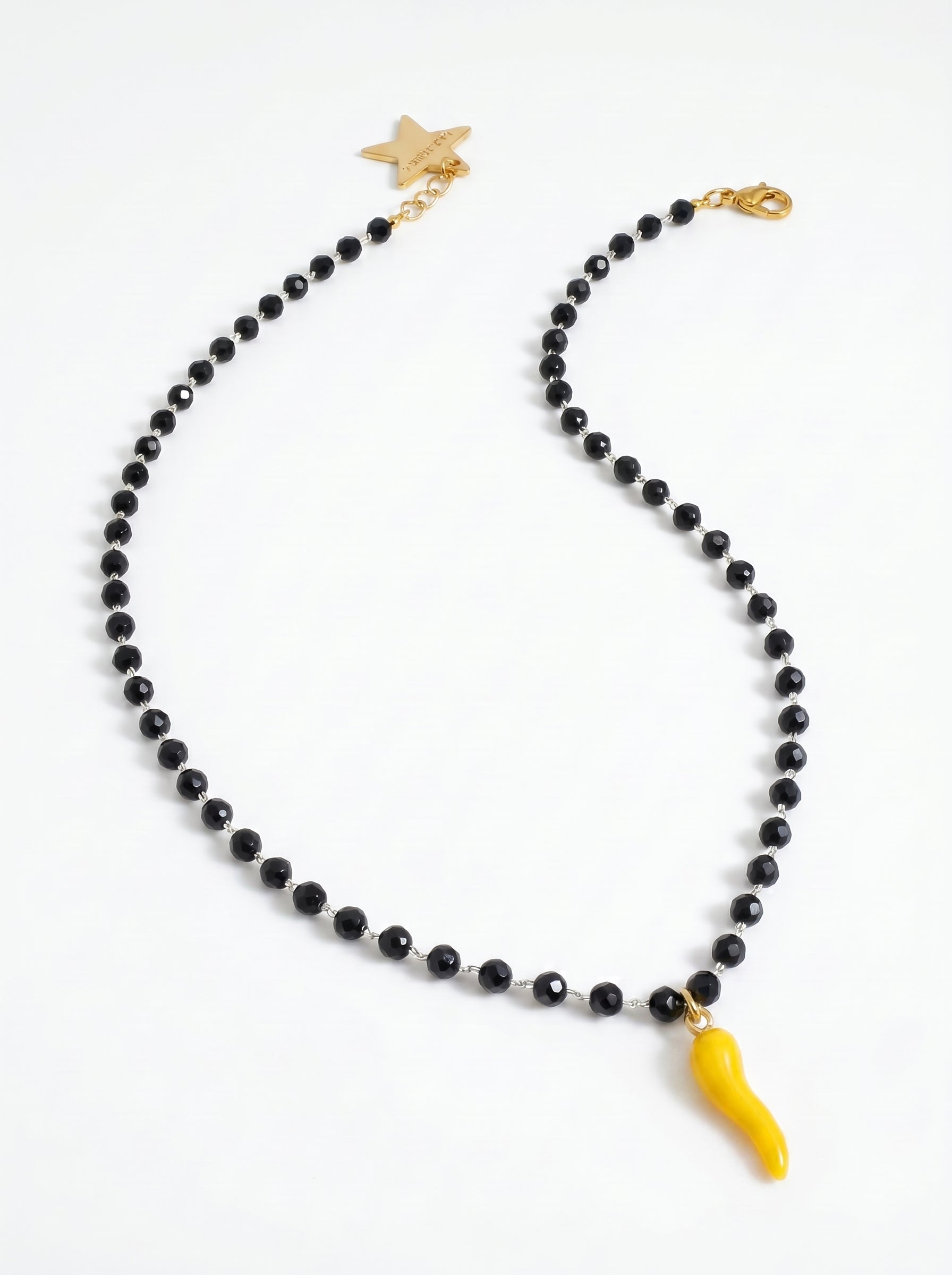 STONE ROSARY NECKLACE