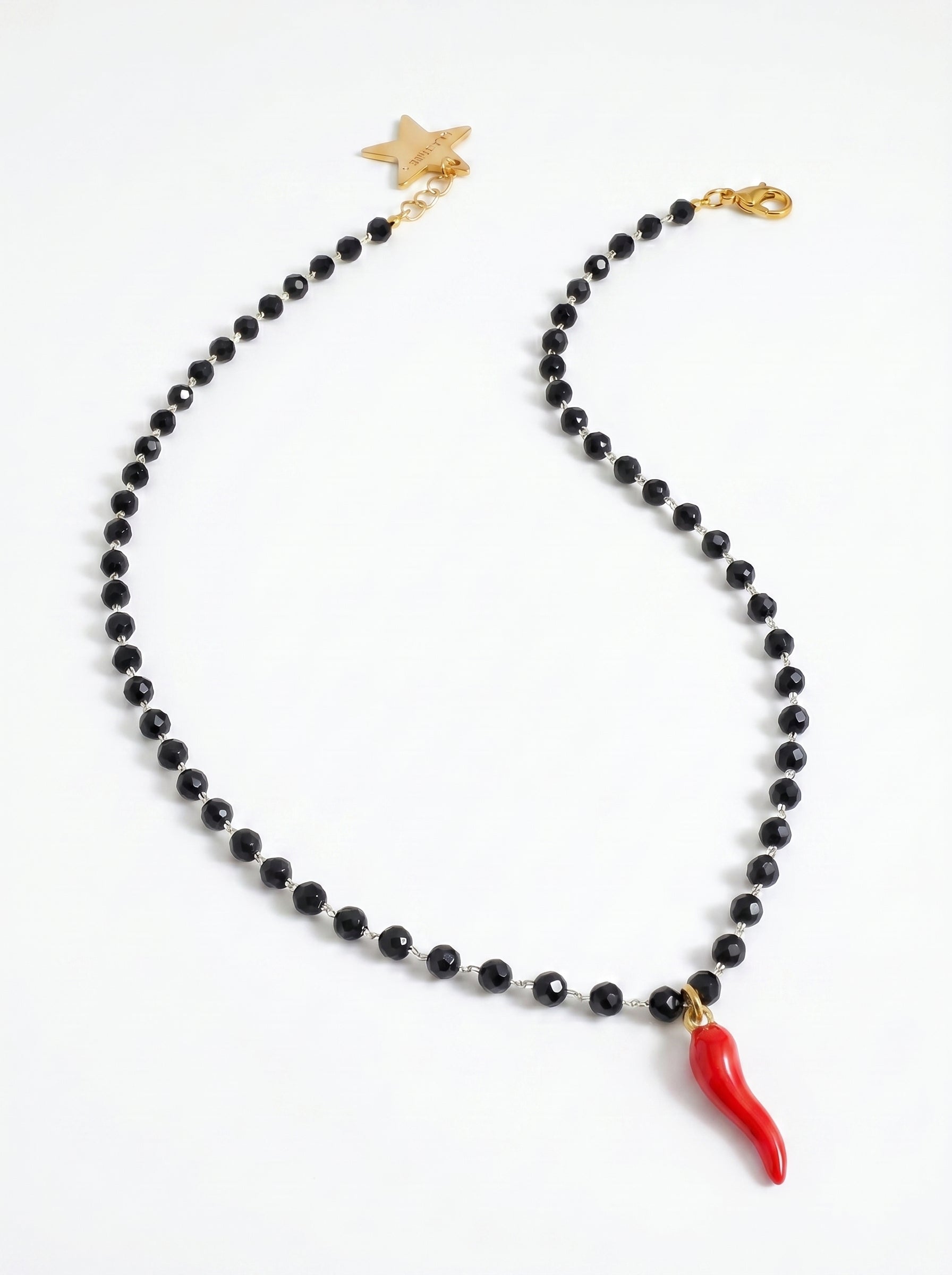 STONE ROSARY NECKLACE