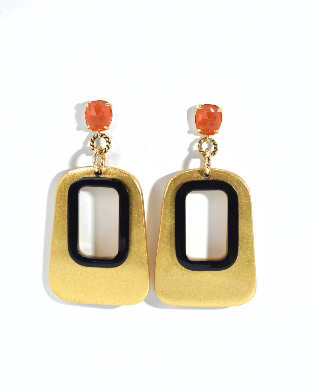 ORECCHINO WOOD | ARANCIO